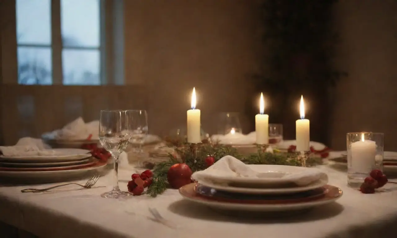 Platos escandinavos festivos en un ambiente acogedor y elegante