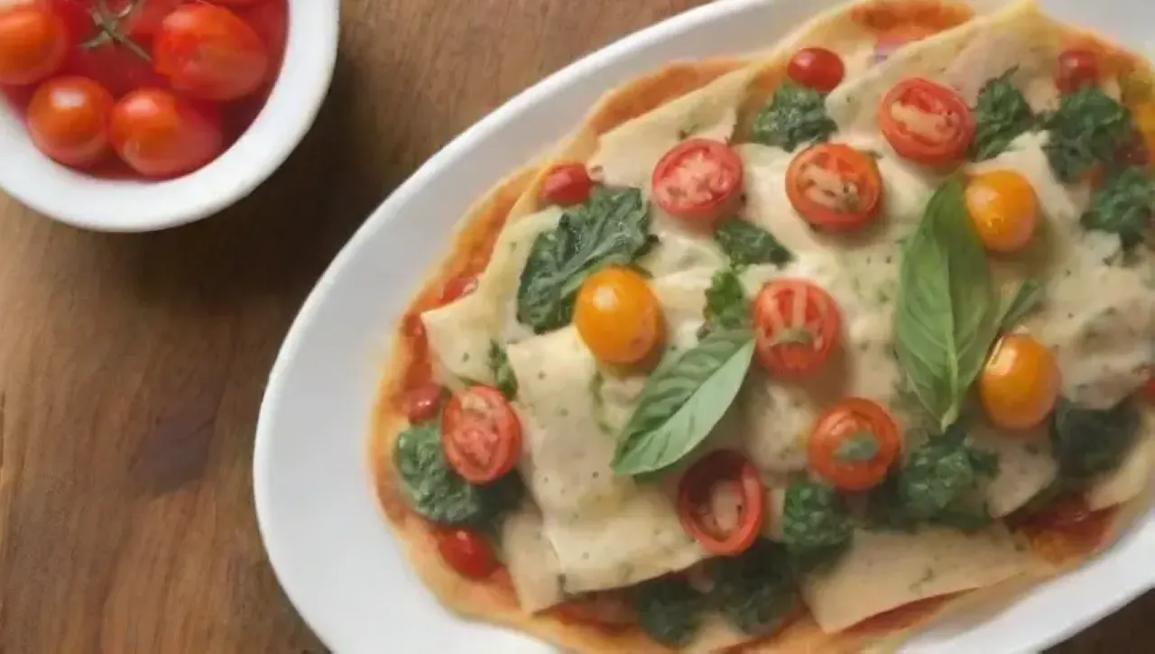 Un brunch vibrante y acogedor con pasta colorida, frescura y risas
