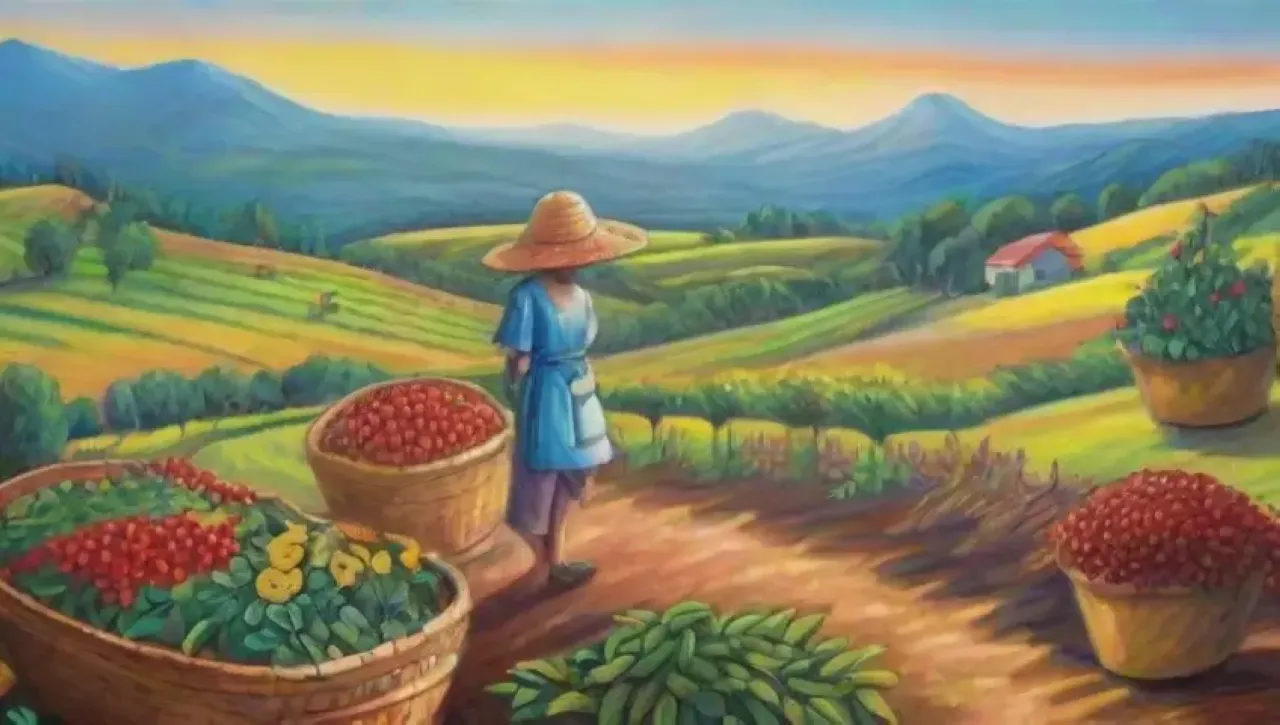 Un paisaje colombiano lleno de café, naturaleza vibrante y cultura local