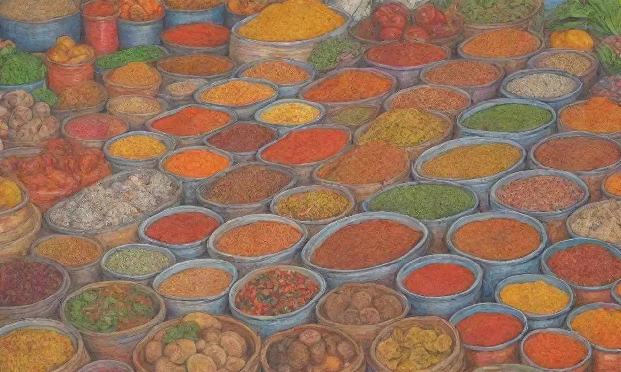 Colores vibrantes y sabores diversos en una experiencia culinaria rica