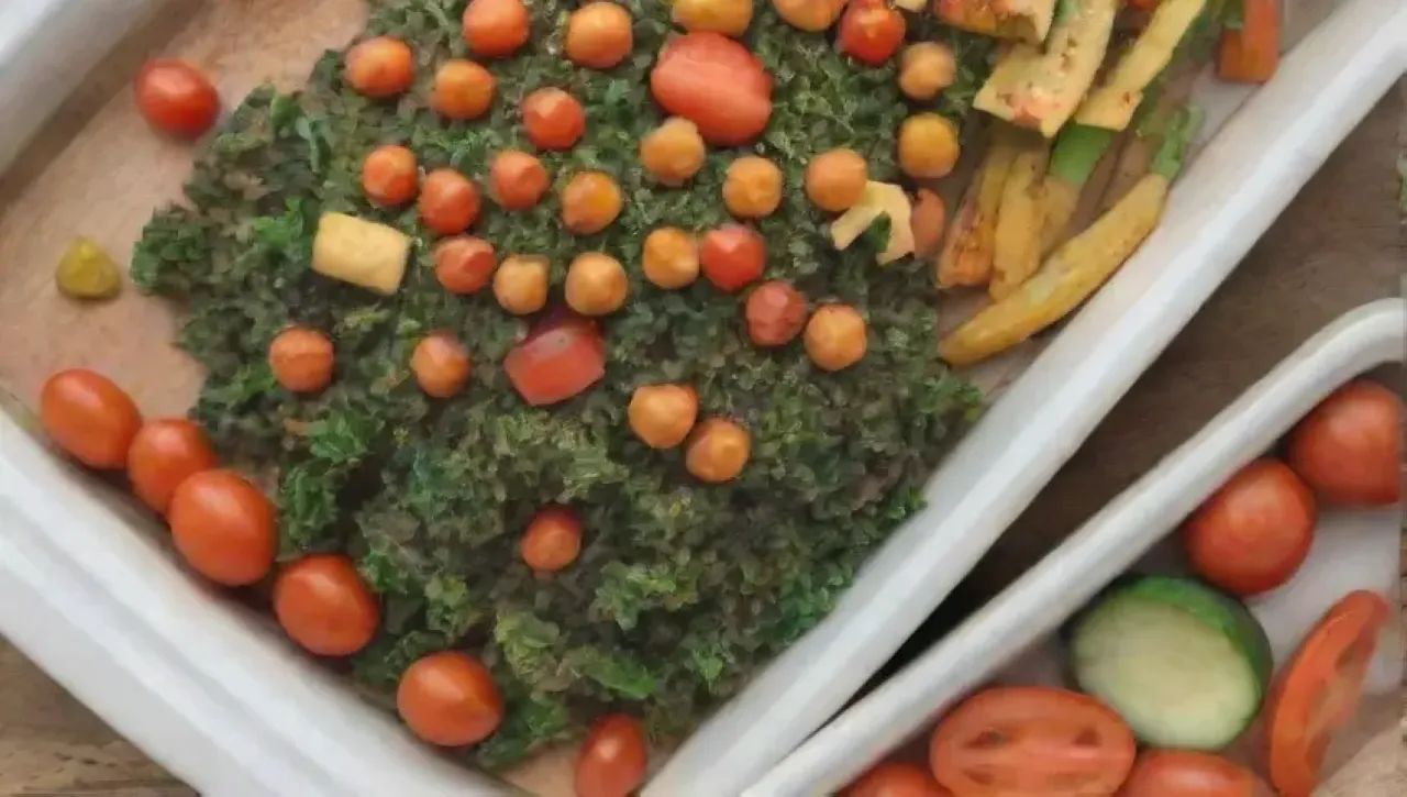 Una colorida y saludable variedad de snacks frescos en una acogedora cocina