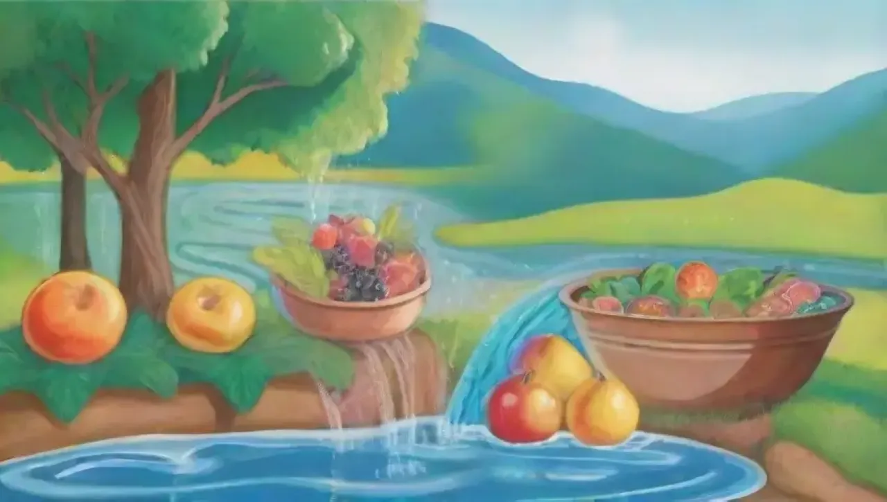 Naturaleza vibrante y saludable que promueve el bienestar