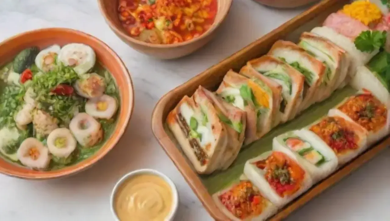 Una explosión de colores y sabores en platos asiáticos