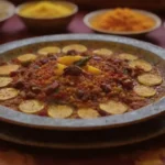 Comida colorida y sabrosa en un ambiente festivo y acogedor