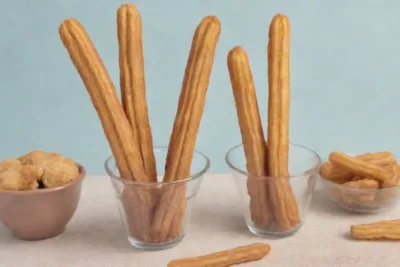Receta de churros españoles con ingredientes