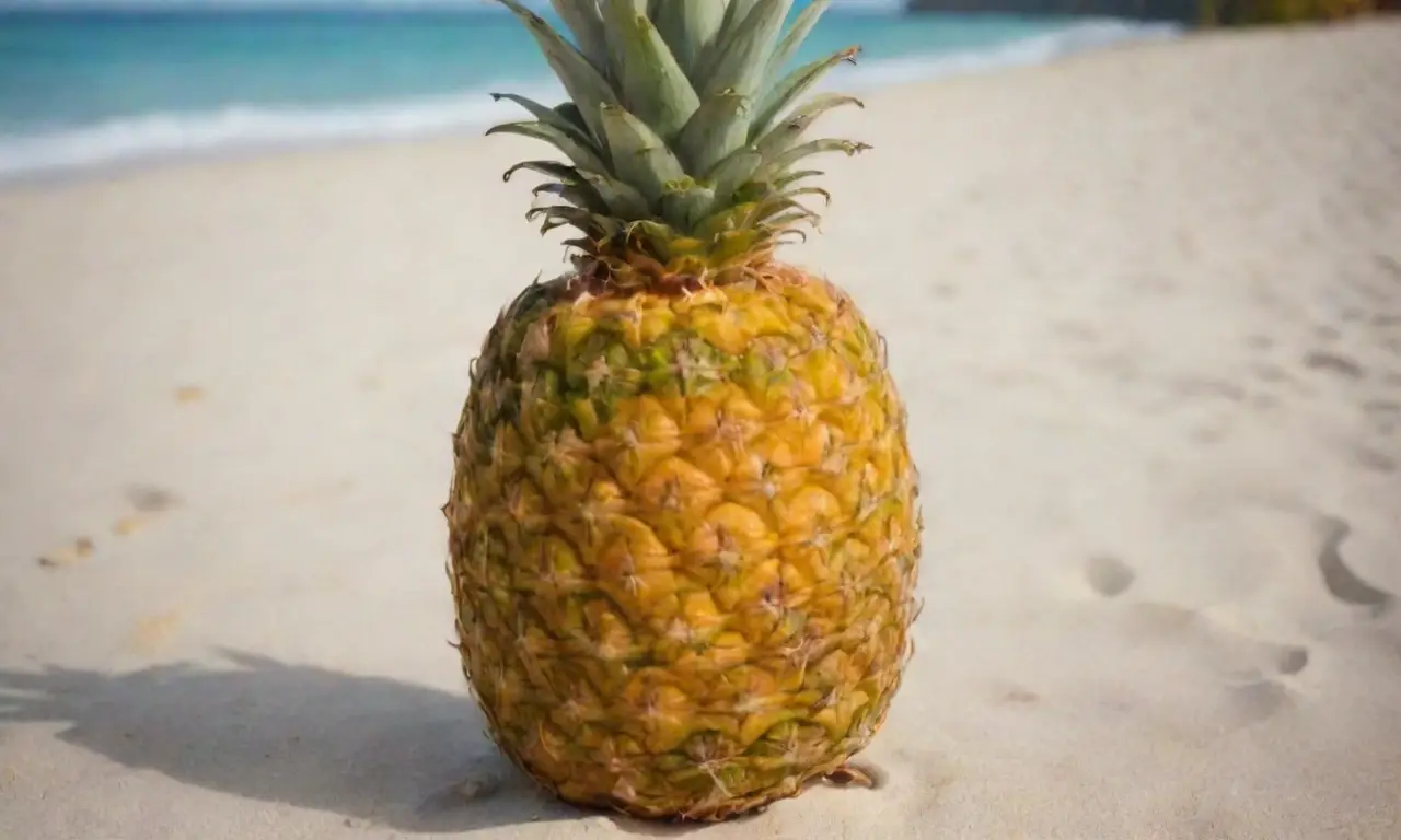 Piña, cóctel tropical y momentos felices