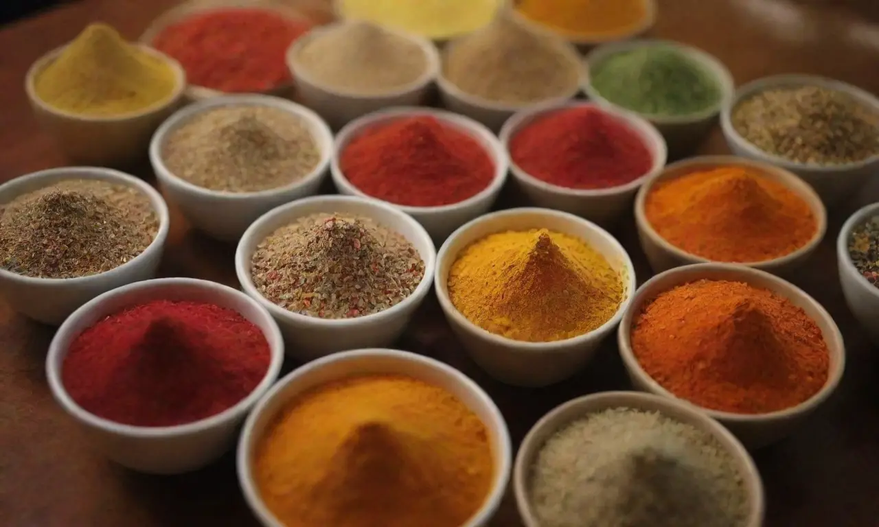 La cocina malaya combina especias coloridas