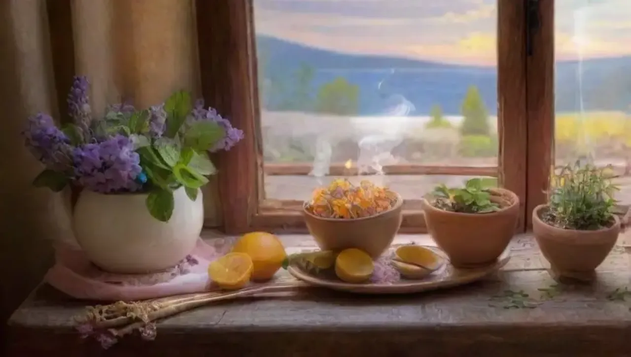 Un ambiente acogedor y colorido se llena de aromas y texturas