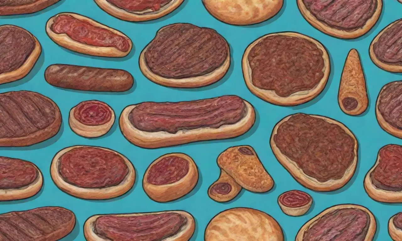 Platos icónicos australianos de carne como steakes, salchichas y pasteles