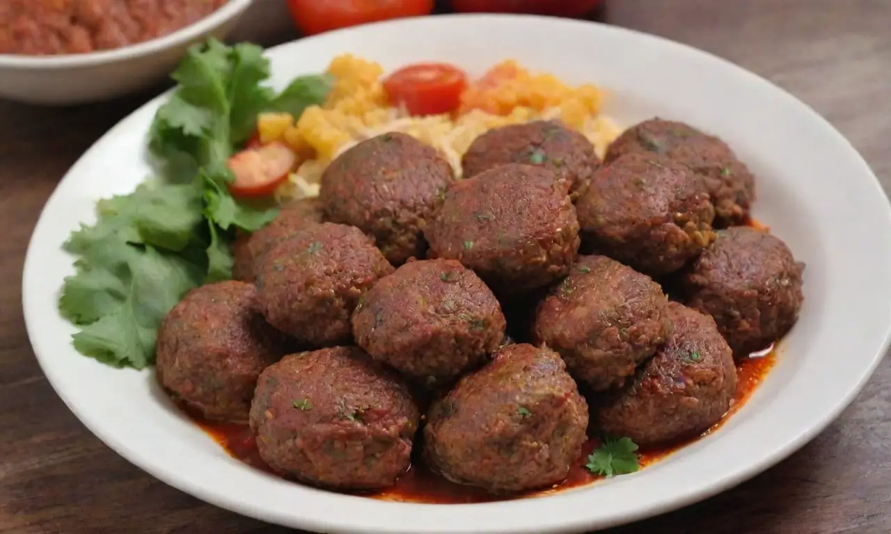 Köfte turca: deliciosas albóndigas con sabores tradicionales y presentación apetecible