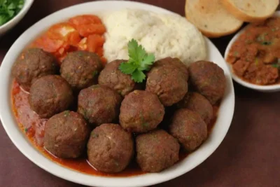 Koftes armenios: carne jugosa