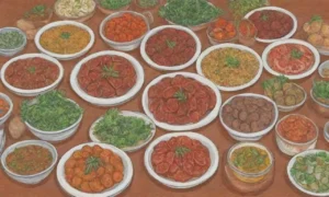 Cocina nómada con sabores tradicionales y variados ingredientes