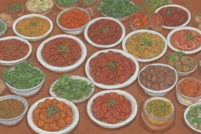 Cocina nómada con sabores tradicionales y variados ingredientes