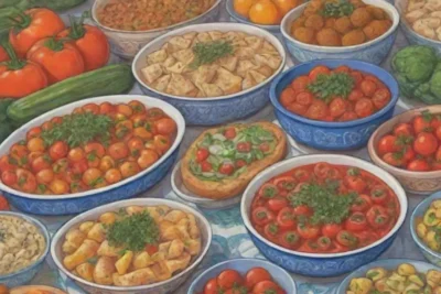 Colores vivos y sabores griegos en un ambiente festivo
