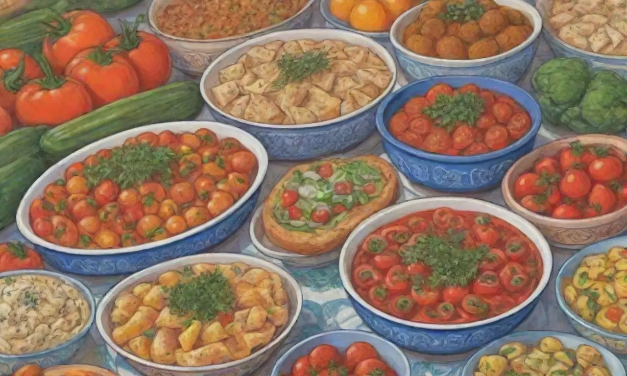 Colores vivos y sabores griegos en un ambiente festivo
