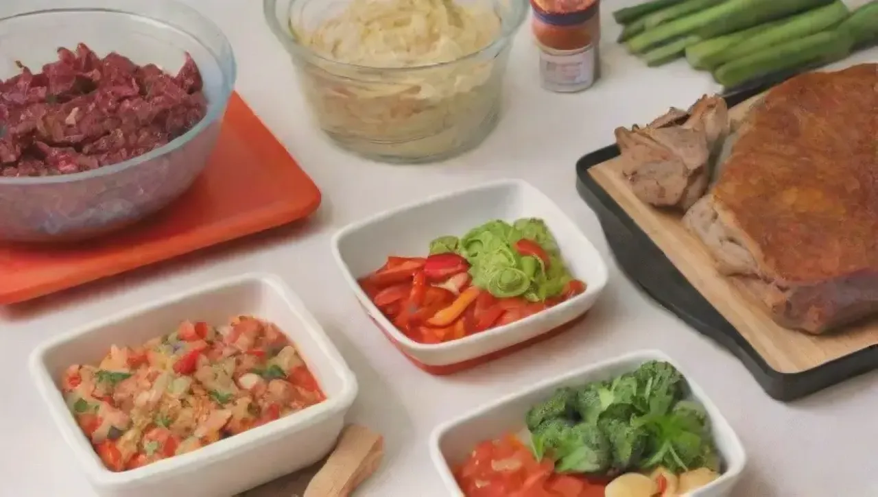Una cocina vibrante y acogedora, llena de ingredientes frescos y risas familiares