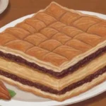 Baklava turca: dulce pastelería de capas con nueces y jarabe