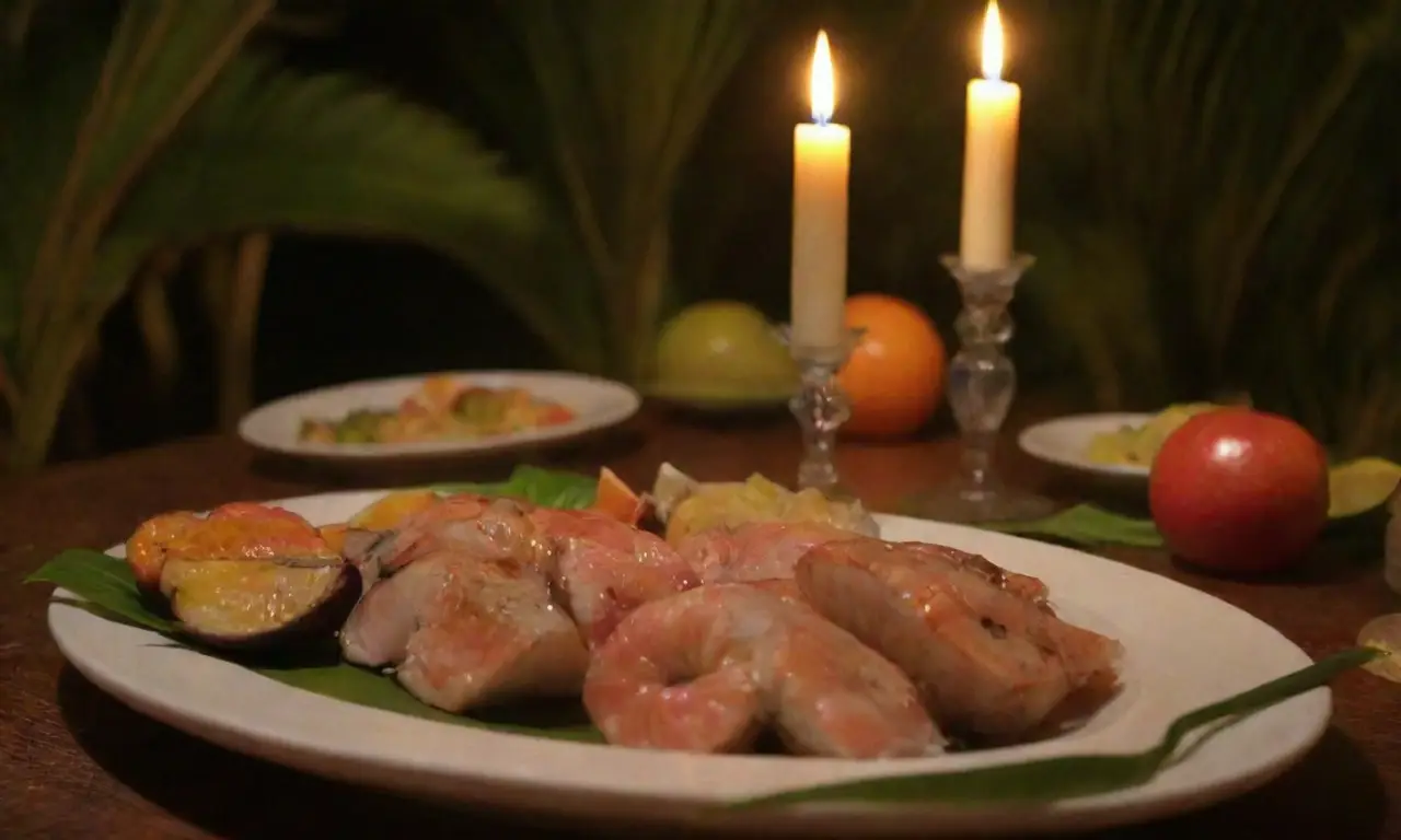 Lujo caribeño en un ambiente íntimo con platos elegantes y sabores exóticos