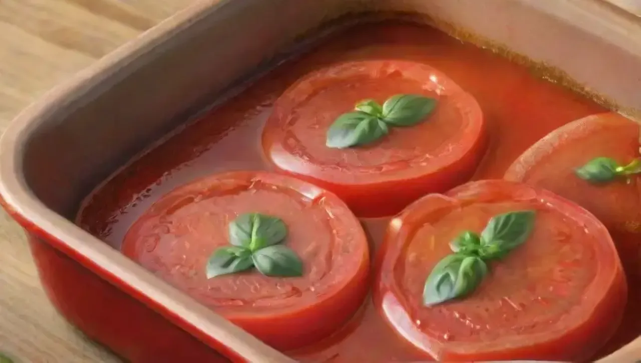 Sopa de tomate vibrante y reconfortante en un ambiente acogedor