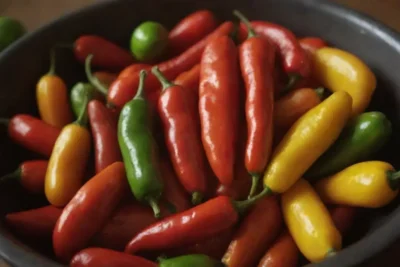 Chiles coloridos