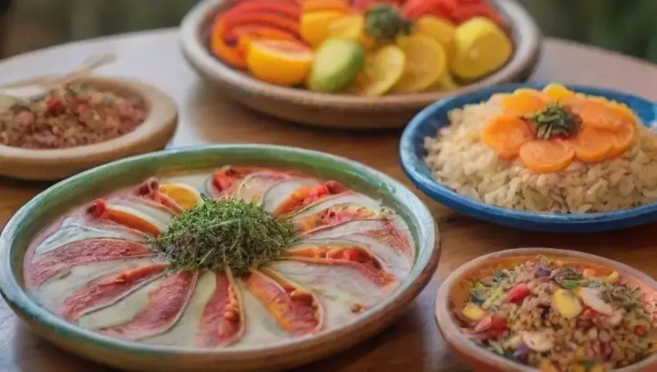Una celebración de colores, sabores y texturas en un ambiente acogedor