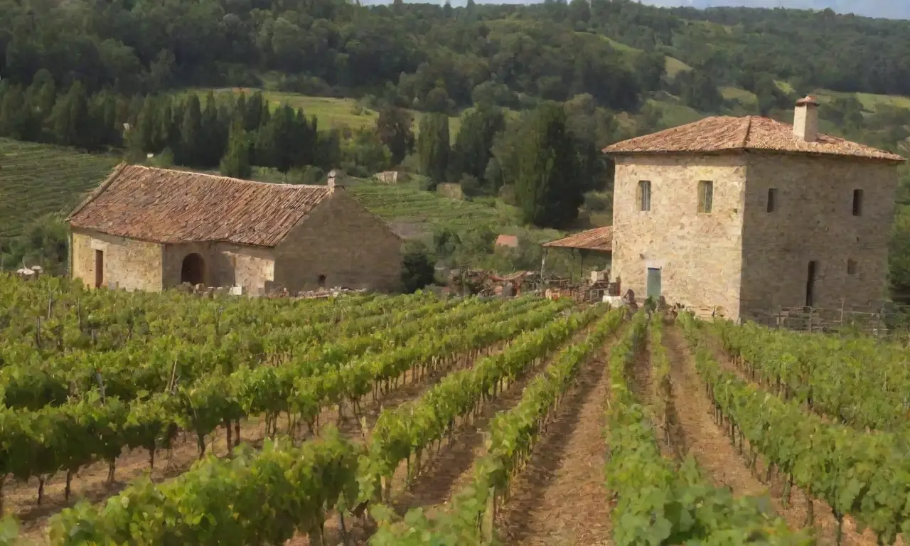 Viñedos vibrantes