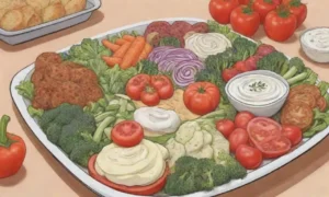 Ingredientes coloridos y frescos con una presentación vibrante
