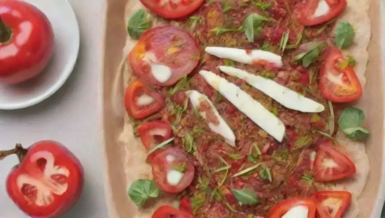 Una explosión de colores y sabores en una presentación culinaria encantadora