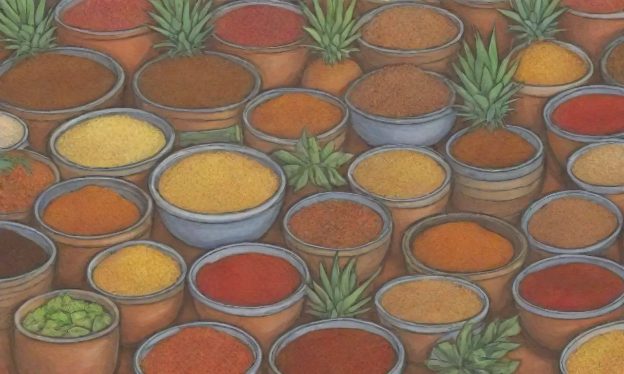 Especias caribeñas y sabores tropicales en recetas vibrantes