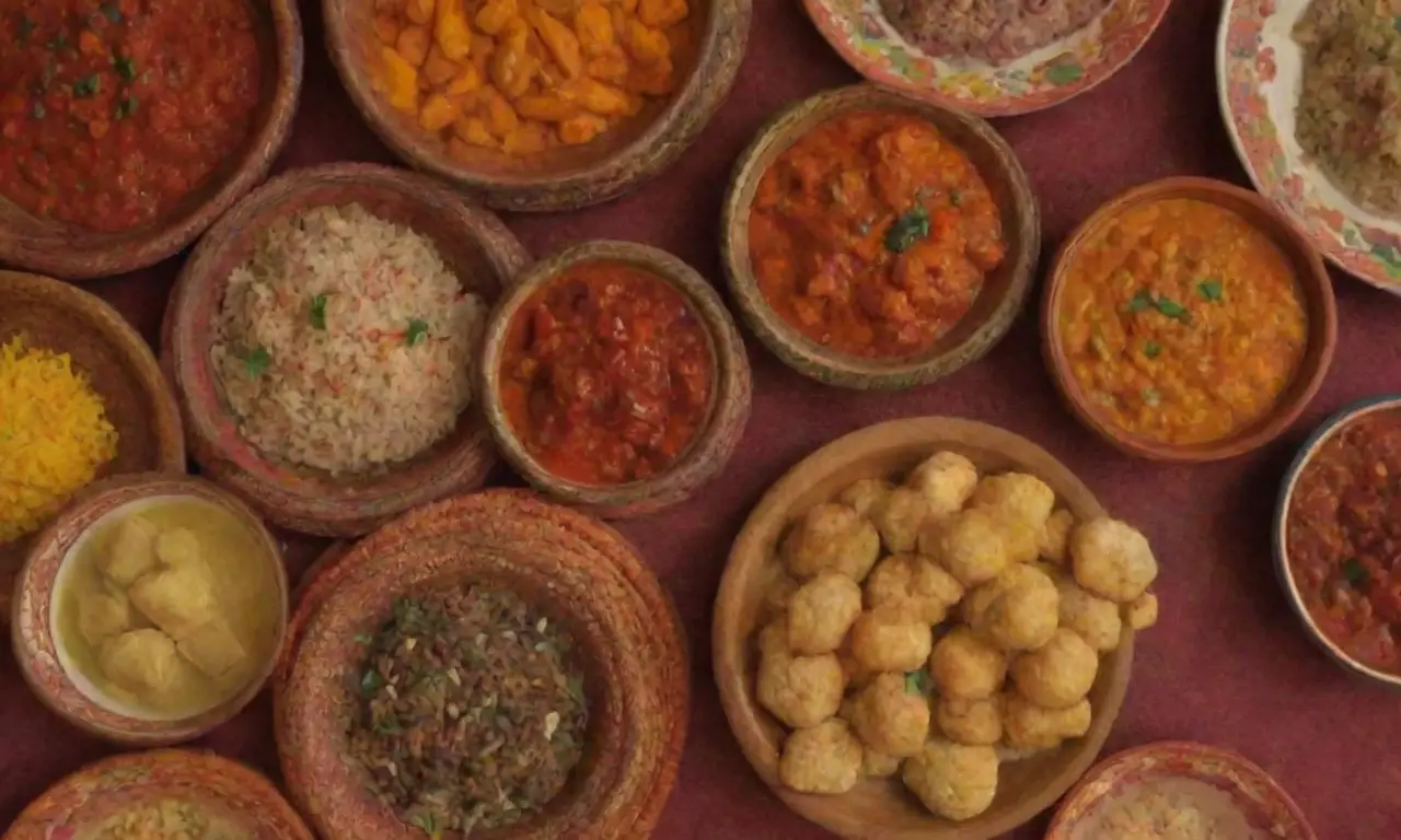 Colores vibrantes y sabores tradicionales representan la herencia culinaria