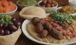 Platos coloridos y frescos: hummus