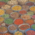 Ingredientes coloridos y recetas tradicionales reflejan la herencia cultural en platos vibrantes