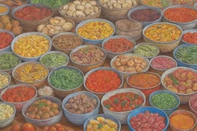 Ingredientes coloridos y recetas tradicionales reflejan la herencia cultural en platos vibrantes