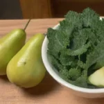 Quieres experimentar con un smoothie verde de kale y pera