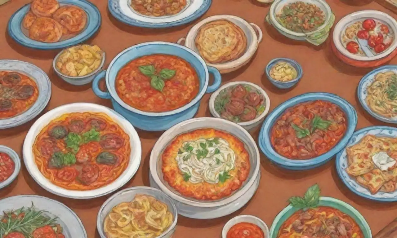Platos vibrantes y tradicionales de la cocina húngara en un ambiente acogedor