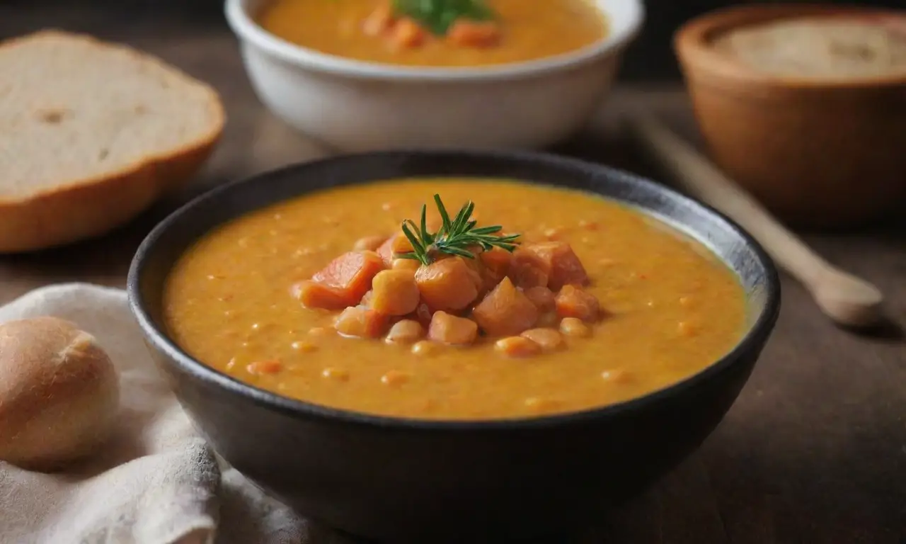 Sopa de guisantes amarillos al estilo sueco