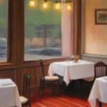 El ambiente de un restaurante puede cambiar según la hora del día