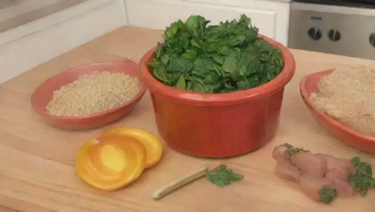 Una cocina vibrante y acogedora llena de colores, aromas y risas