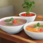 Sopas tibias y frías: descubre las opciones sin grasa para ti