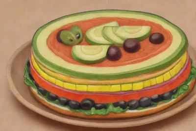 Plato peruano fácil de hacer con capas coloridas y sabores frescos