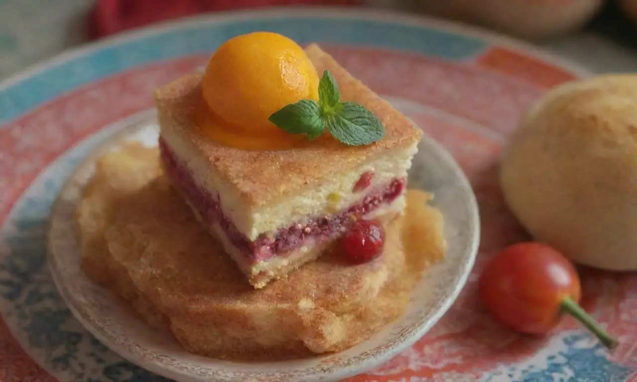 Recetas de postres búlgaros con colores vivos y texturas nostálgicas