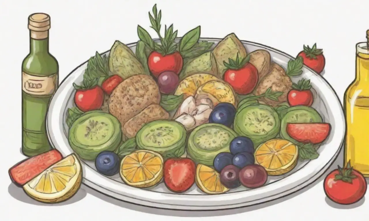 La dieta mediterránea es rica en frutas