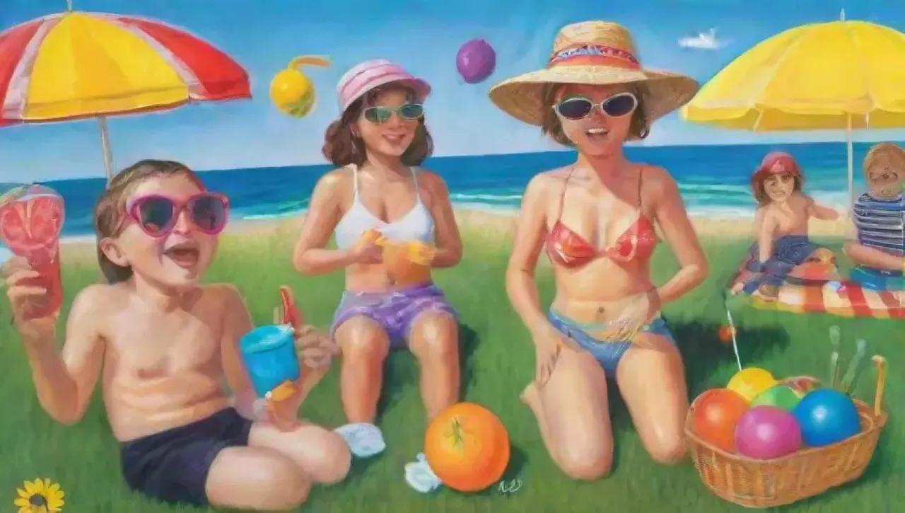 Un día de verano lleno de diversión, colores y refrescos