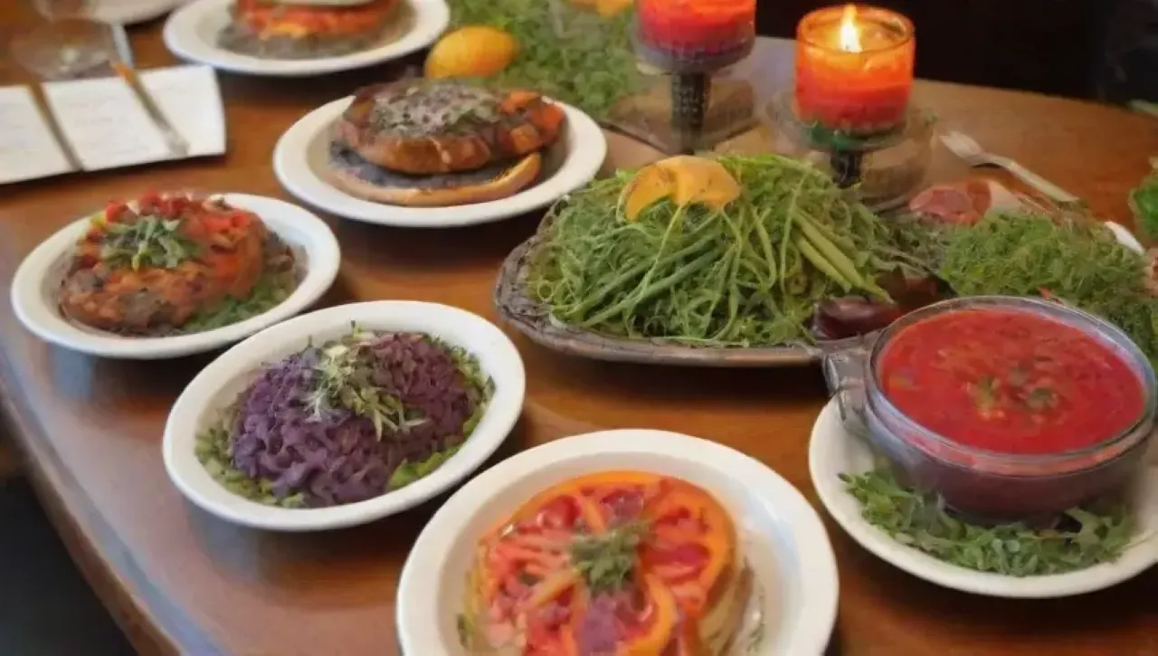 Un festín vibrante de sabores y aromas en un ambiente acogedor