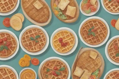 Platos coloridos con ingredientes locales y recetas tradicionales