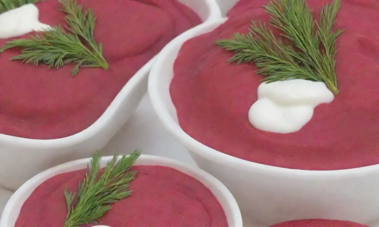 Plato lituano de remolachas, yogur y eneldo, fresco y fácil para el verano