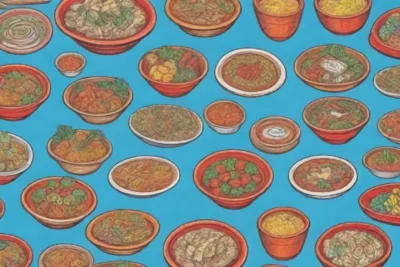 Cocina festiva y colorida que celebra la herencia cultural