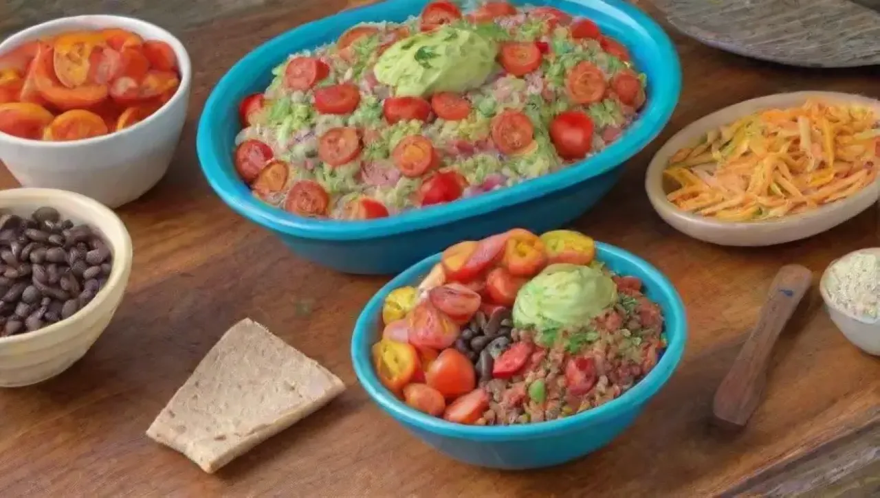 Un festín colorido y saludable listo para disfrutar