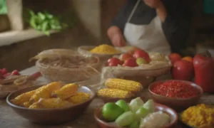 Cocina ecuatoriana: cosecha de maíz
