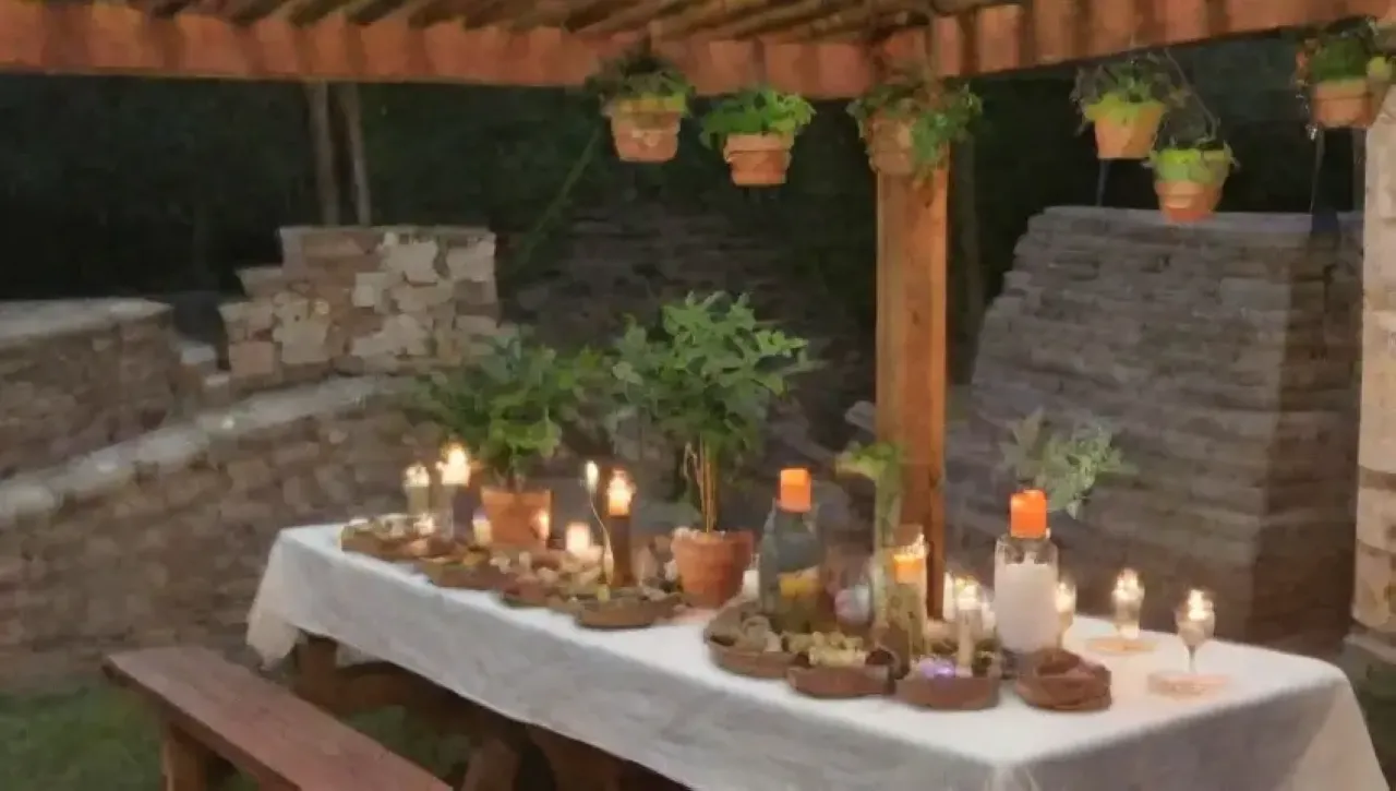 Un ambiente acogedor y natural con elementos orgánicos y colores cálidos